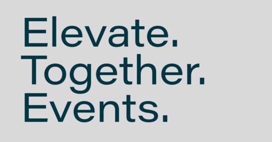 Elevate. Together. Events. banner