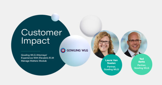Snapshot of a video on Customer Impact by Gowling WLG