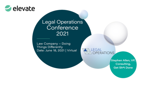 Design Banner on Legal Operations Conference 2021