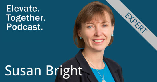 Susan Bright podcast banner